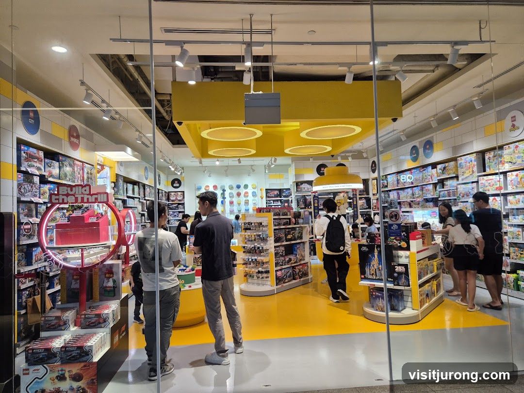 Interior of a Lego Store