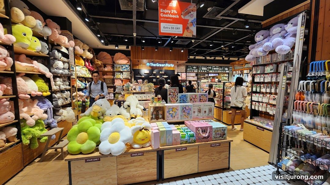 Store Interior with Plush Toys and Merchandise