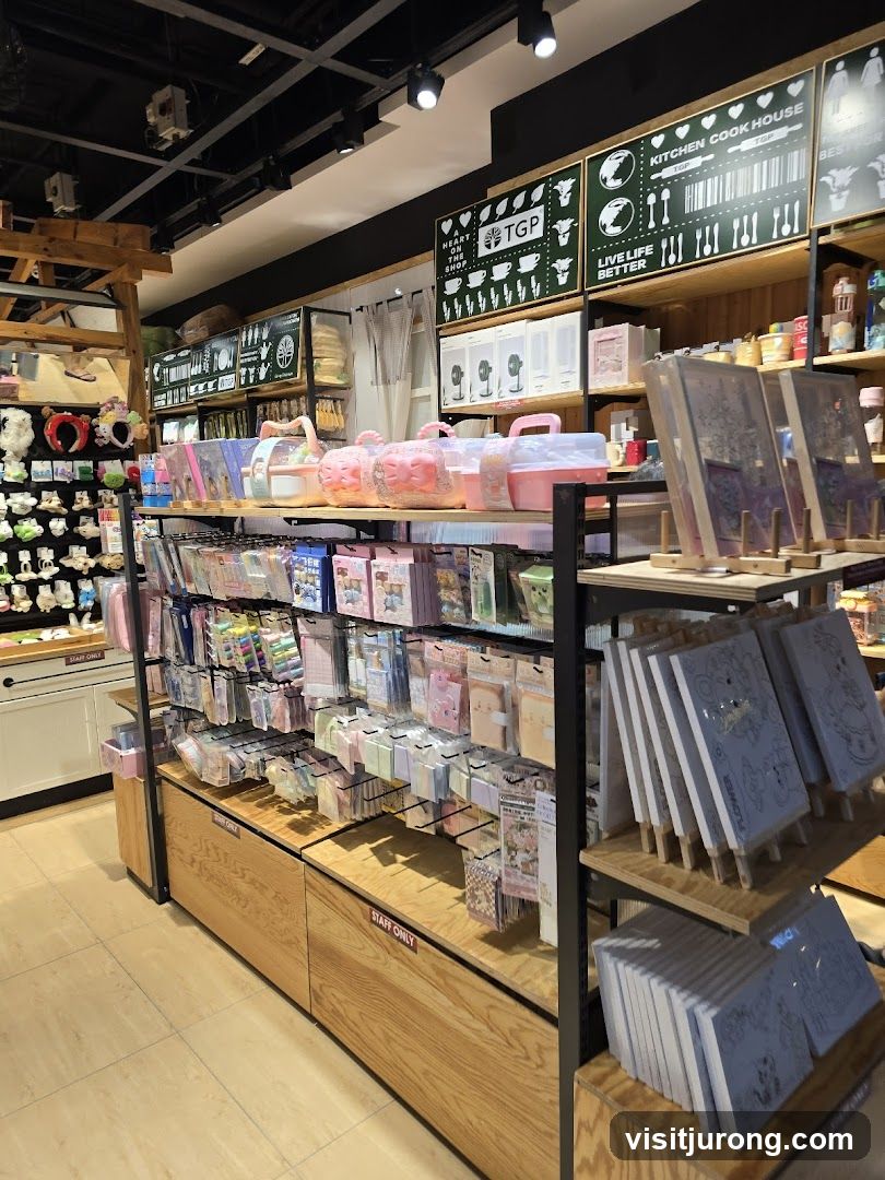 Store Interior with Merchandise