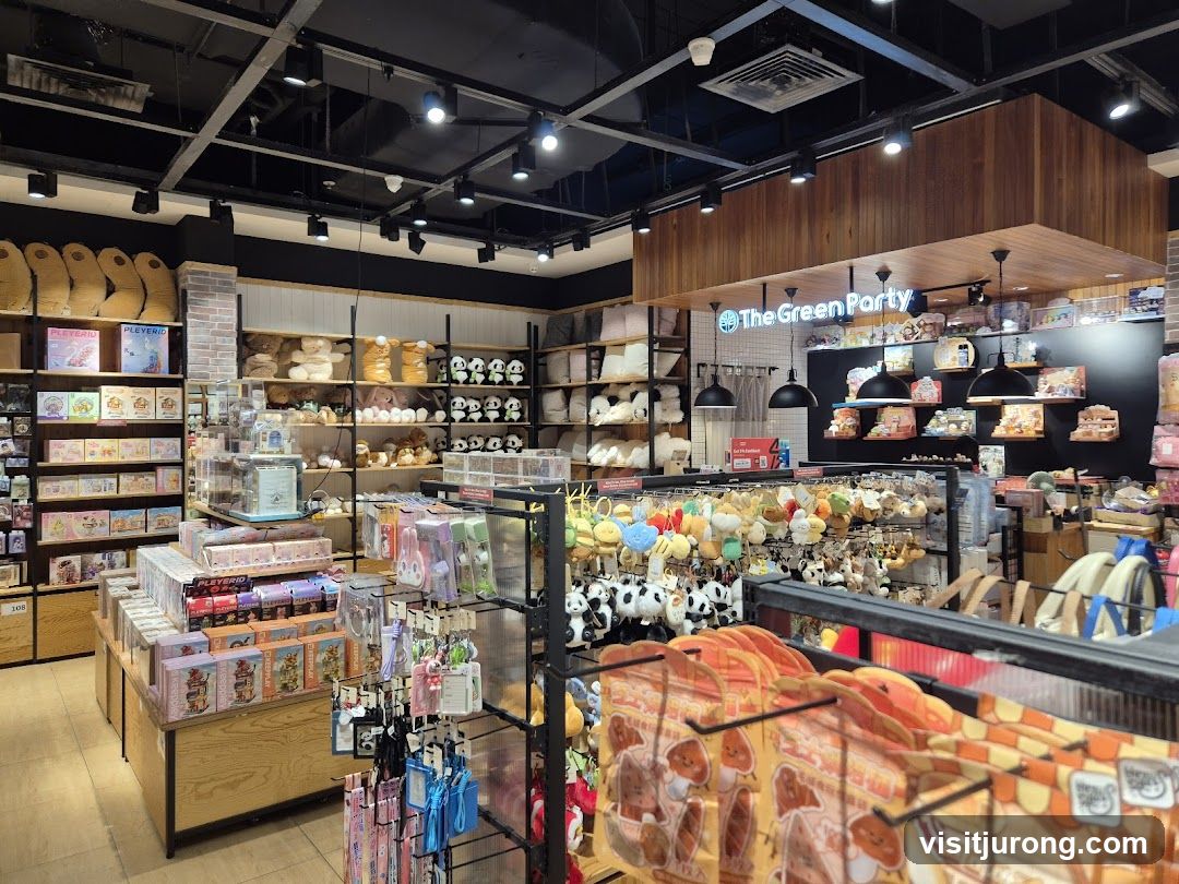 The Green Party Store Interior