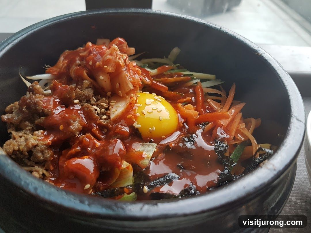 Bibimbap in a Stone Bowl