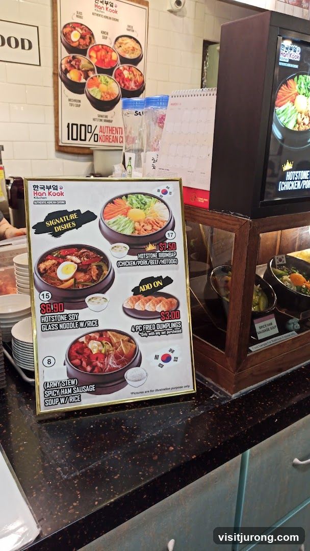 Korean Food Menu