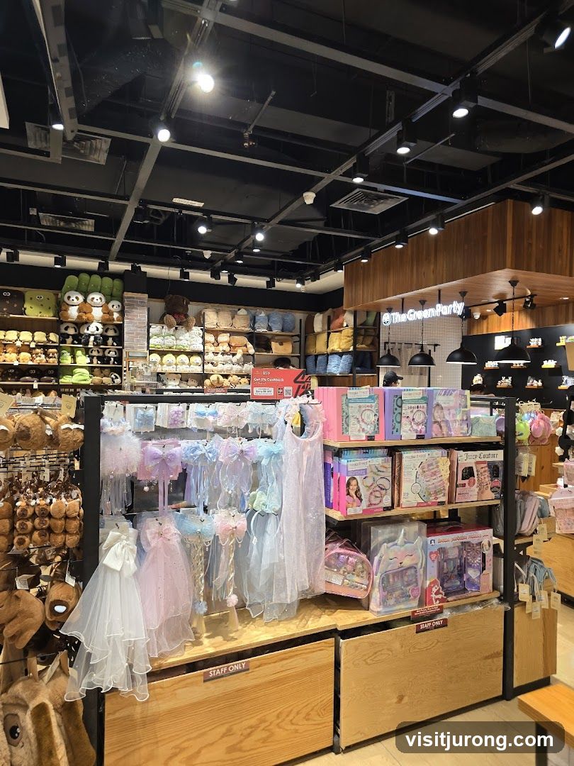 Store Interior with Plush Toys and Accessories