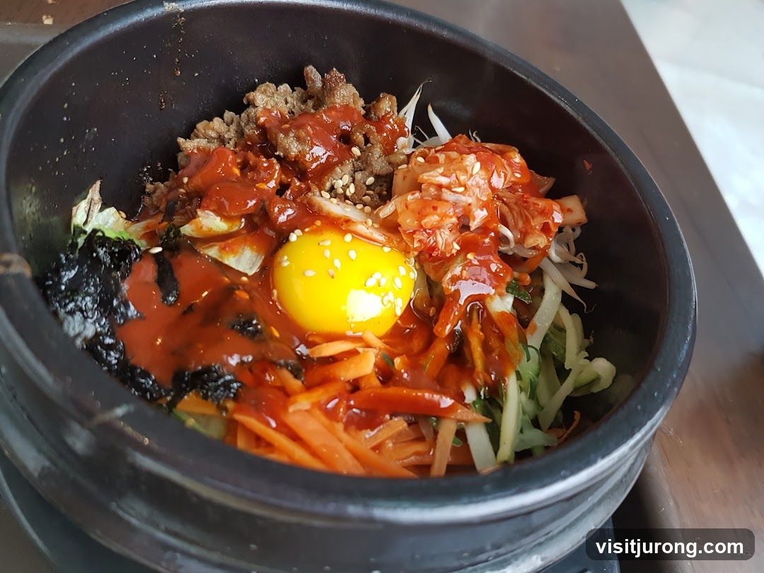 Bibimbap in a Stone Bowl