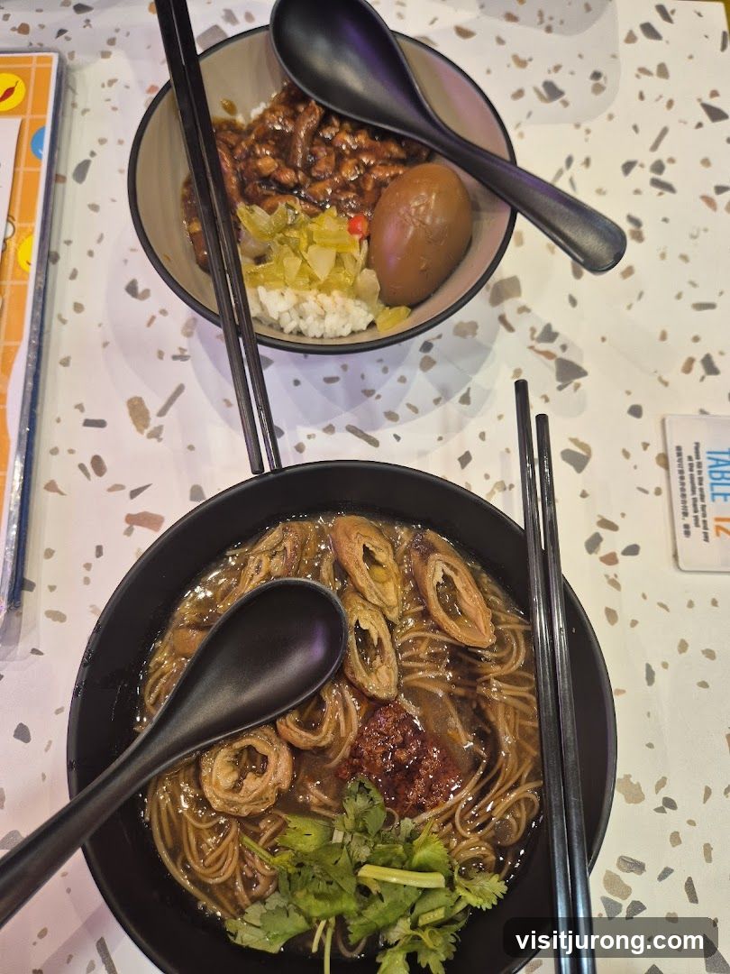 Two Bowls of Asian Food