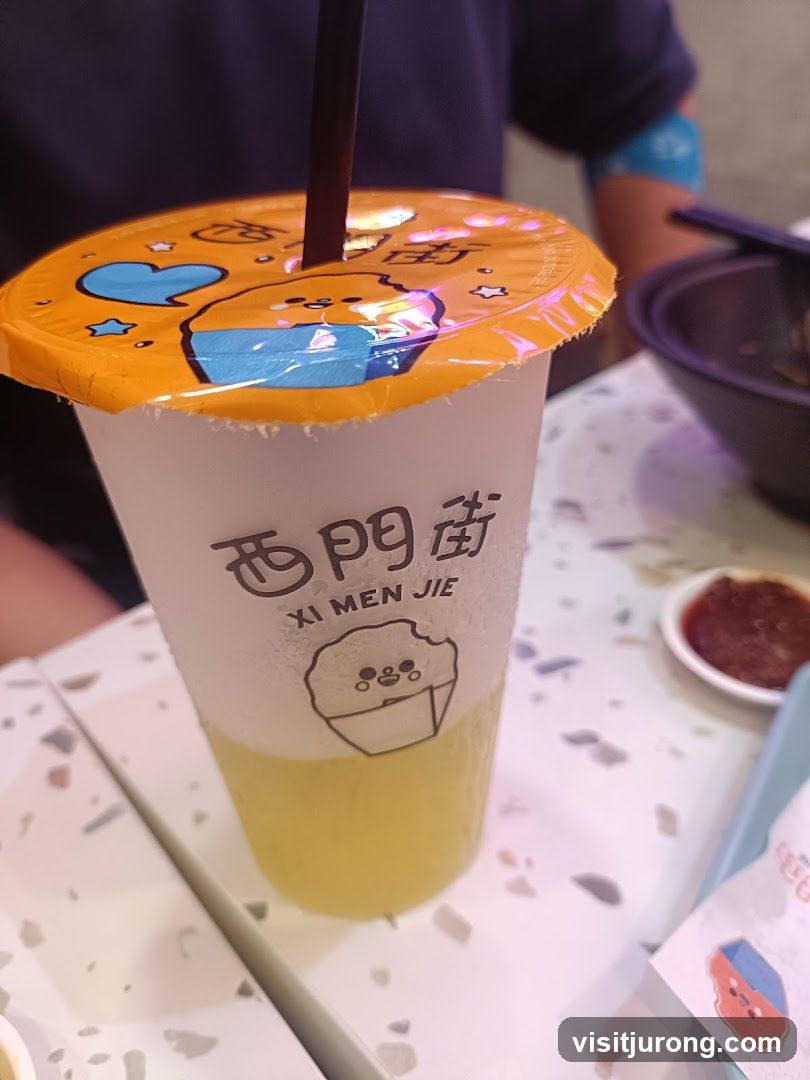 Beverage with Cartoon Lid