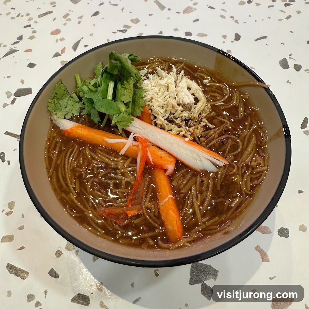 Noodle Soup with Crab Sticks