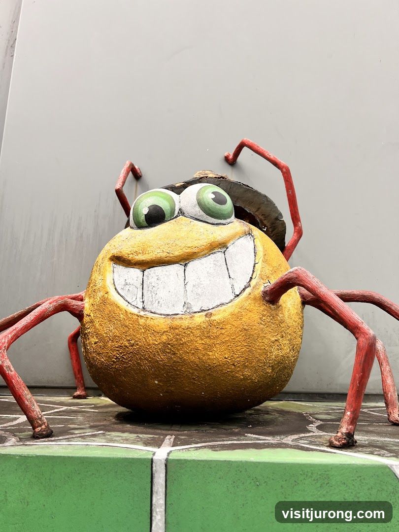 Cartoon Spider Sculpture