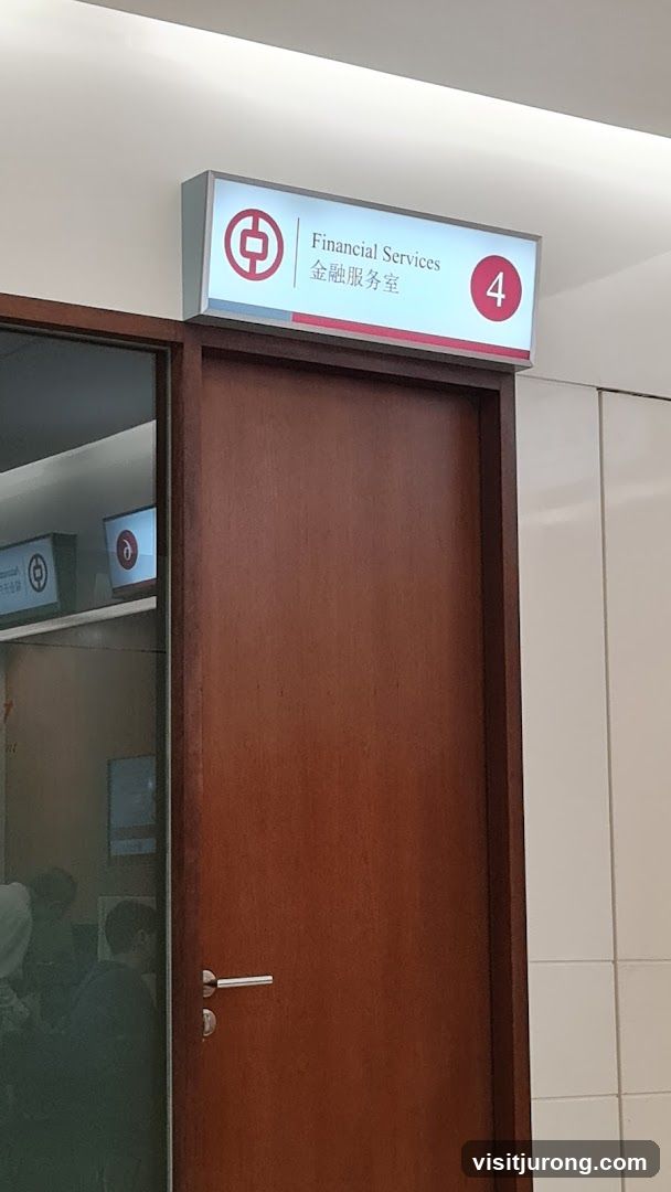 Financial Services Office Door