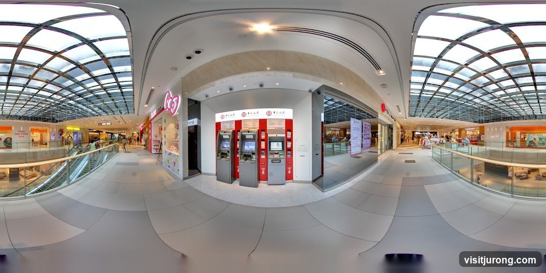 Bank ATMs in a Shopping Mall