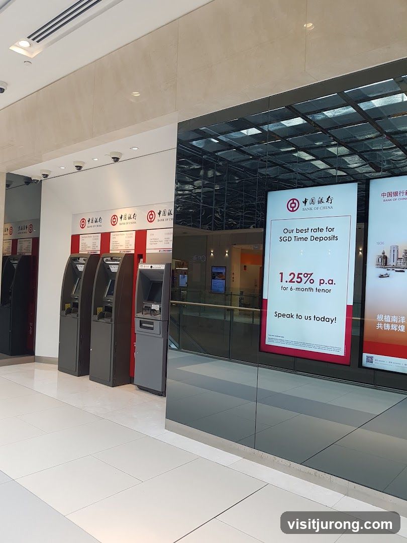 Bank of China ATMs and Deposit Advertisement