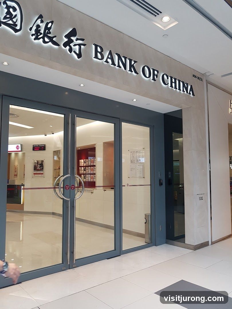 Bank of China Entrance
