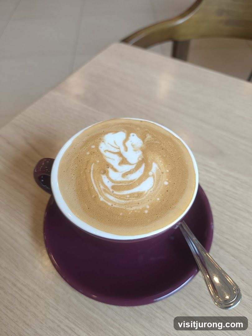 Latte with art