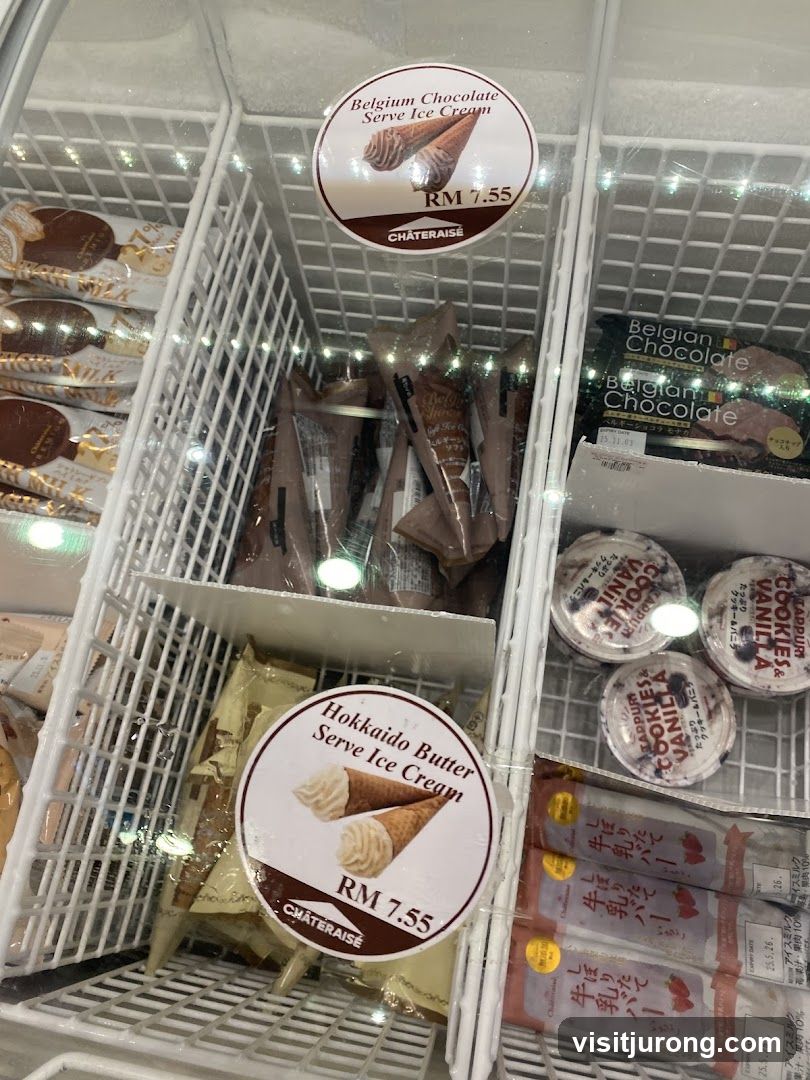Ice Cream Freezer Display
