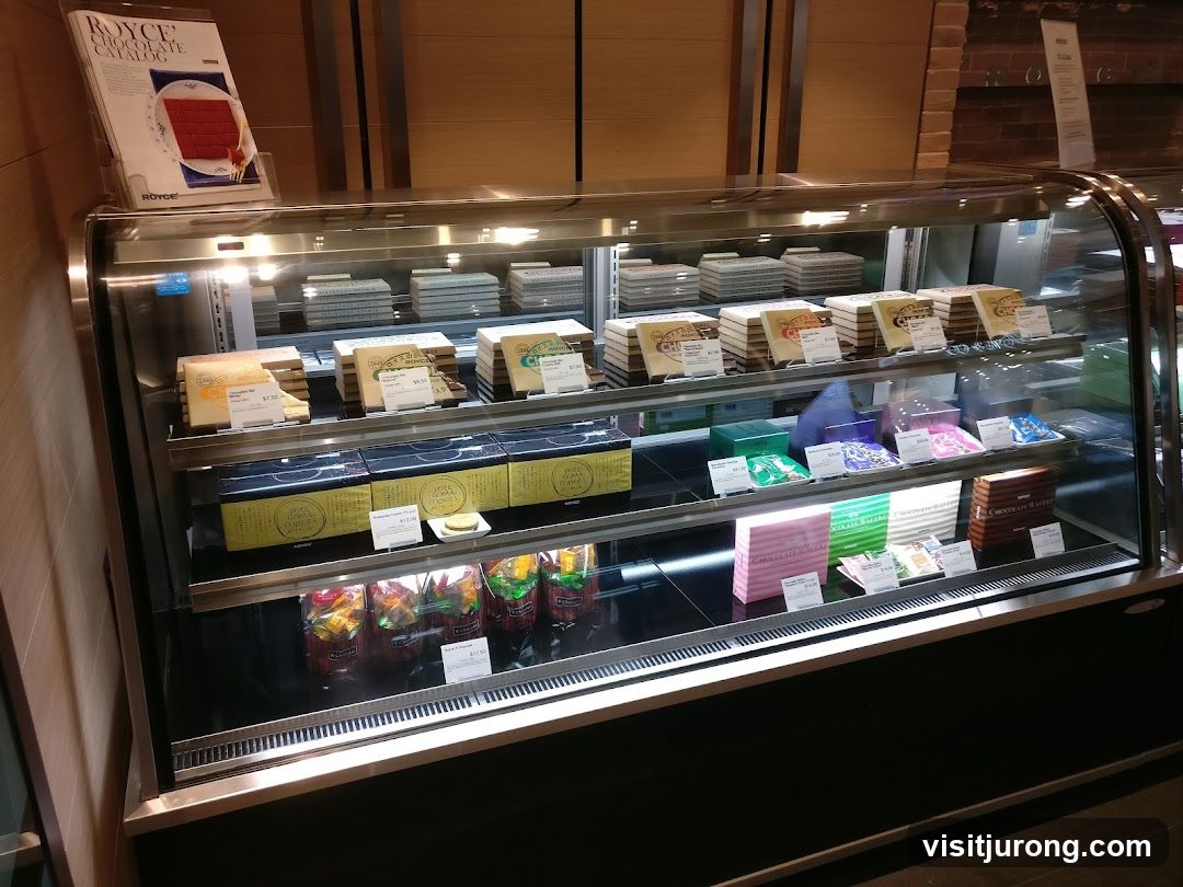 Display Case with Chocolates