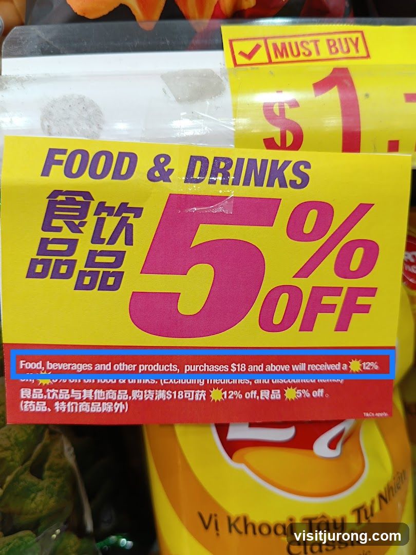 Food & Drinks 5% Off Promotion