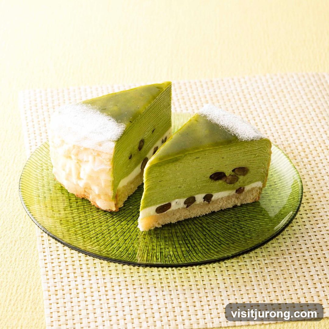 Matcha Cake Slices