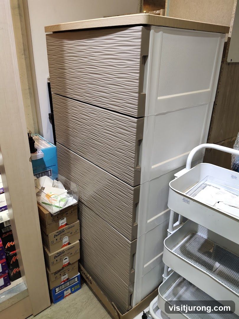 Storage Drawers and Shelving Unit