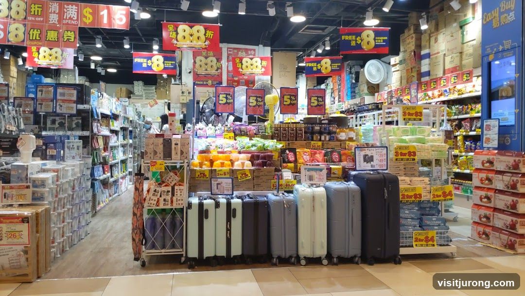 Store Interior with Sales Promotions