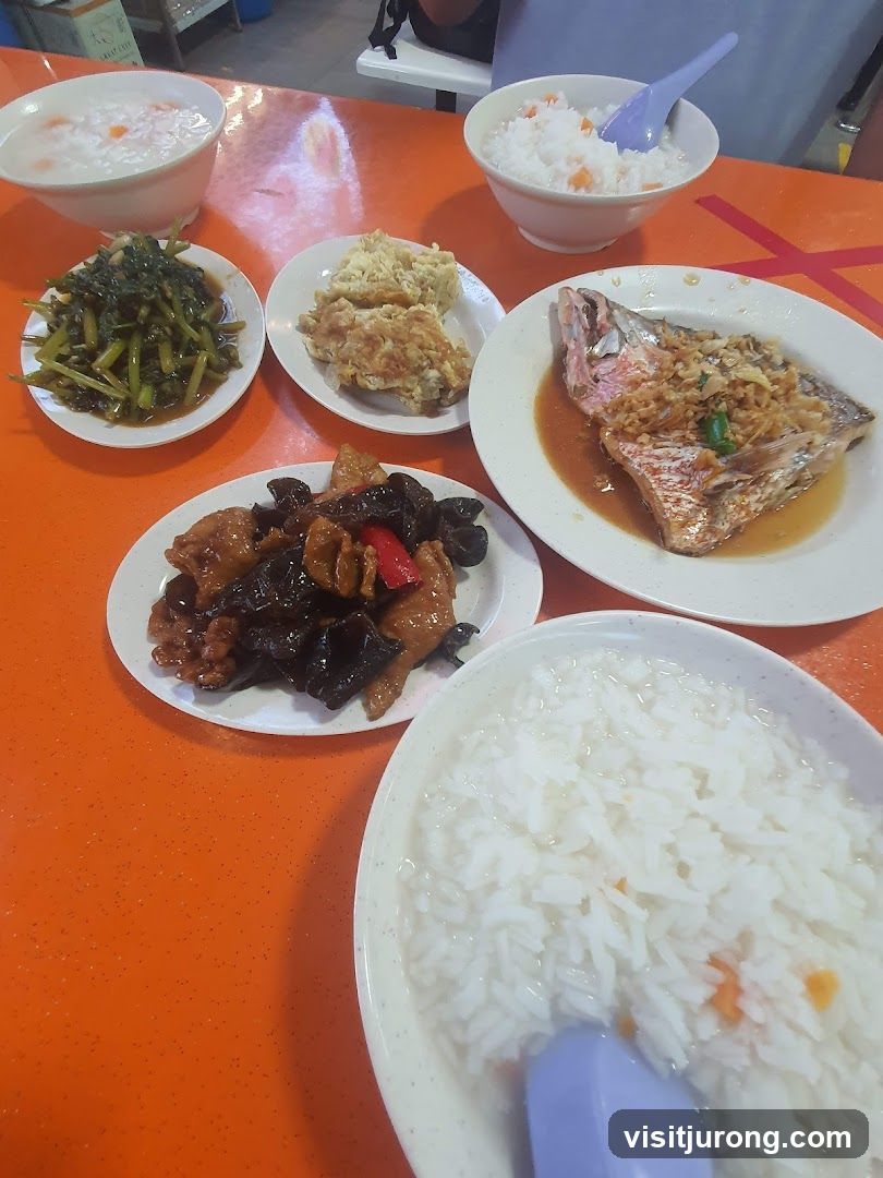 Table with various dishes
