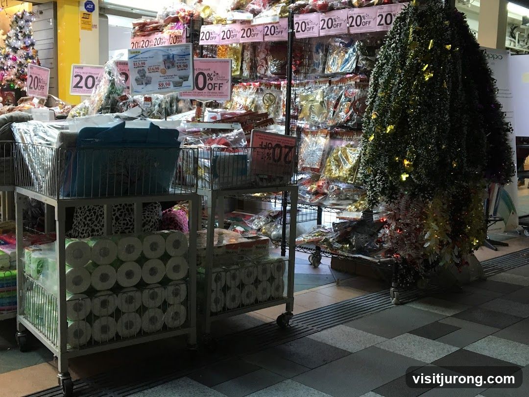 Christmas Decorations and Household Items on Sale
