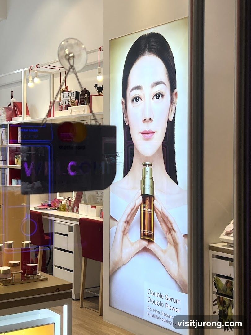 Clarins Double Serum Advertisement
