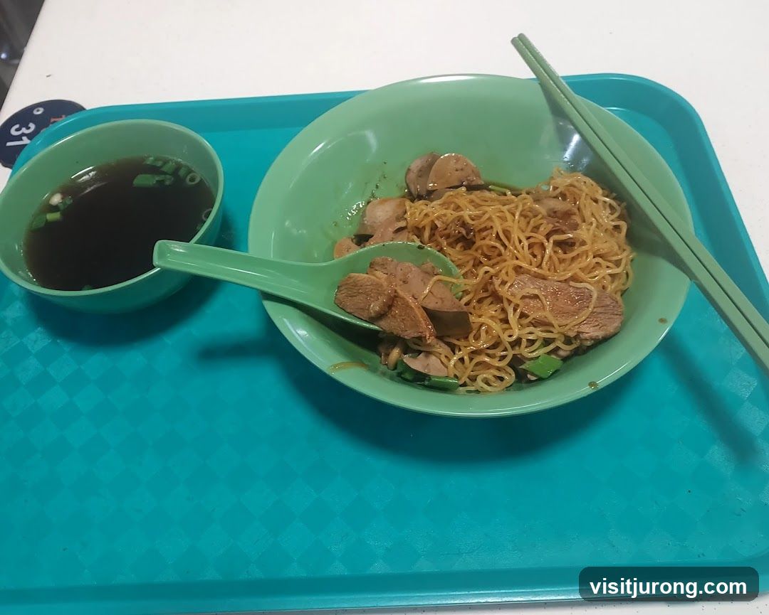 Noodles with Meat and Soup