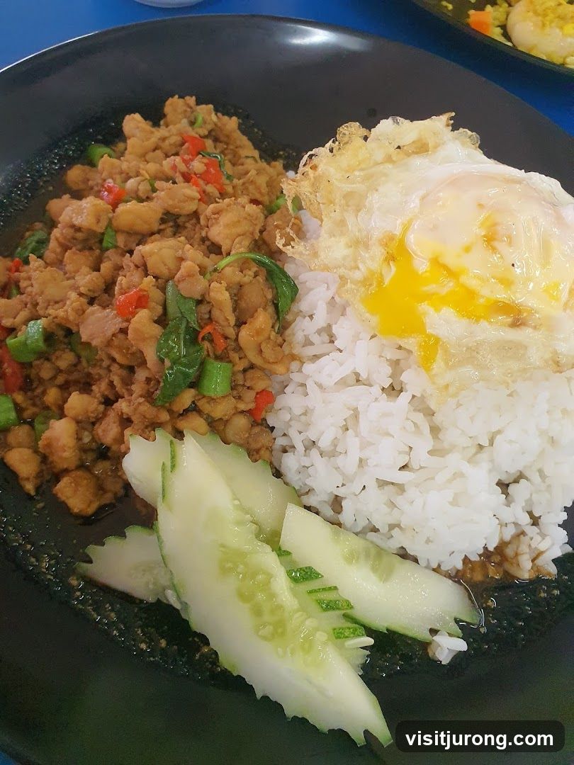 Minced Meat with Rice and Fried Egg