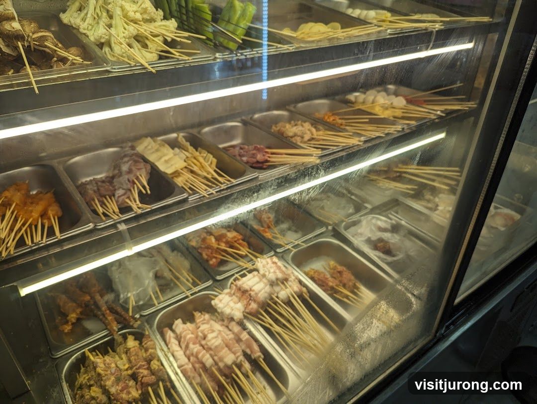 Skewered Foods Display