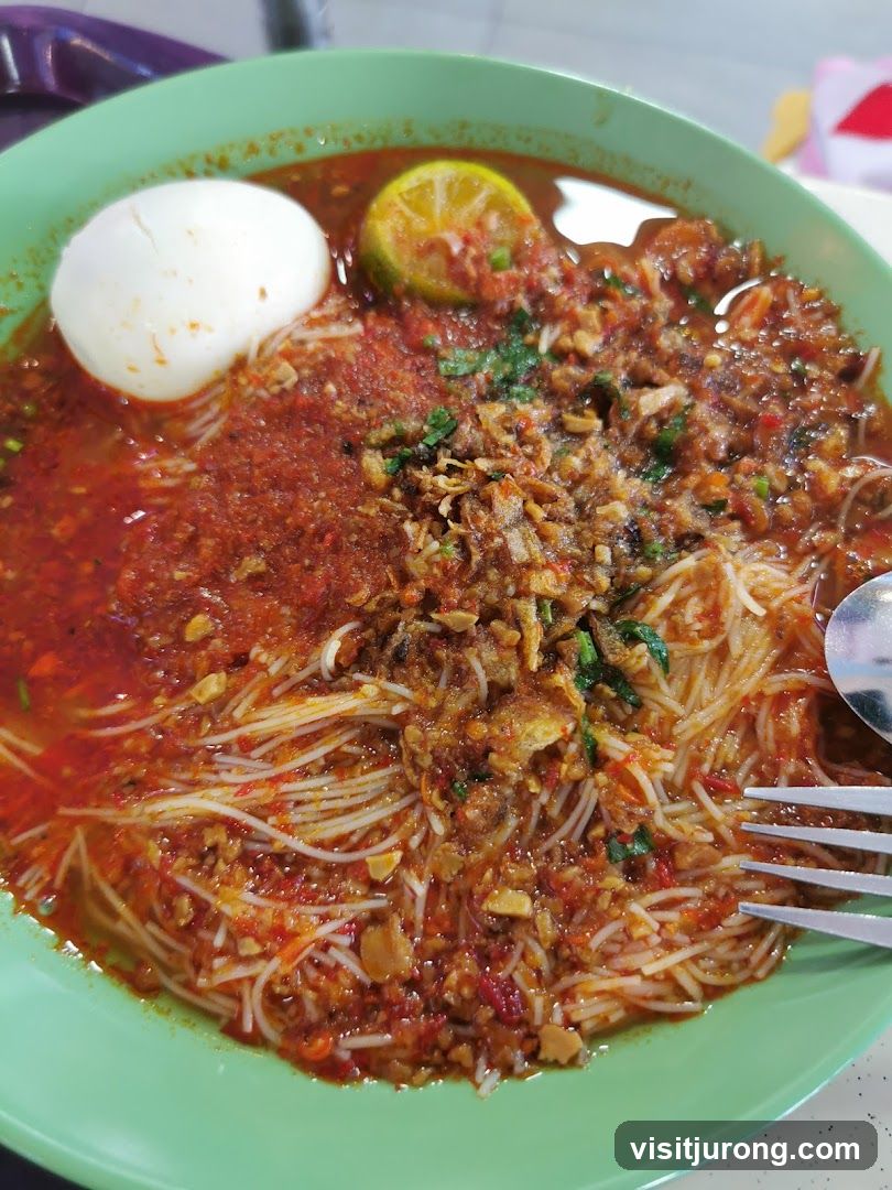 Noodle Dish with Egg and Lime