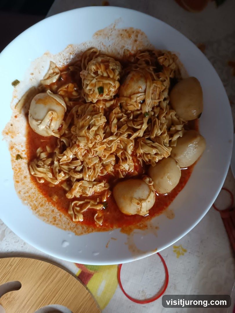 Noodles with Meatballs