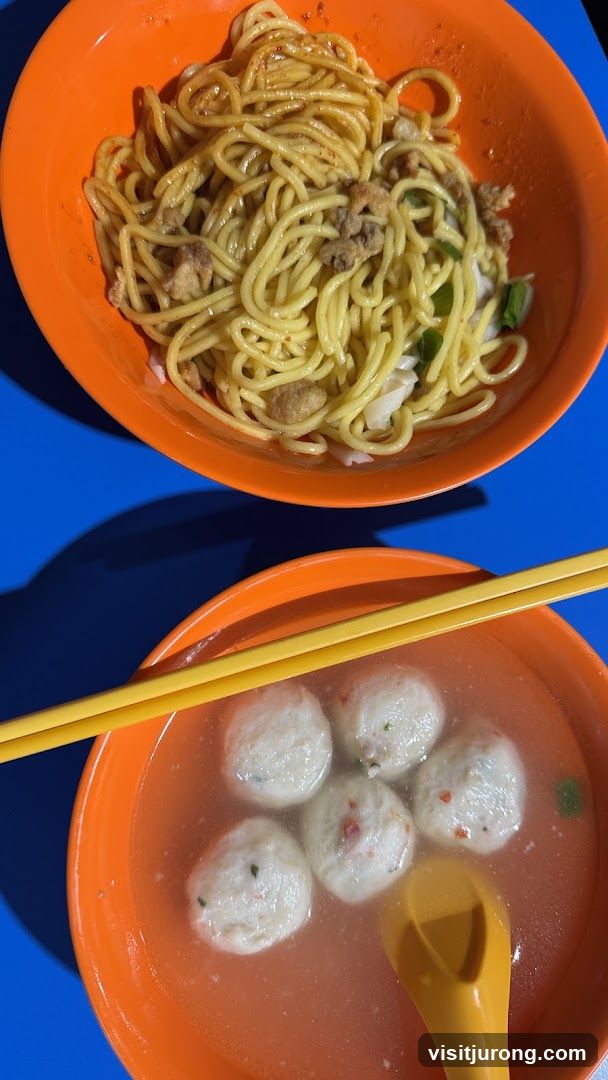 Noodles and Fish Balls