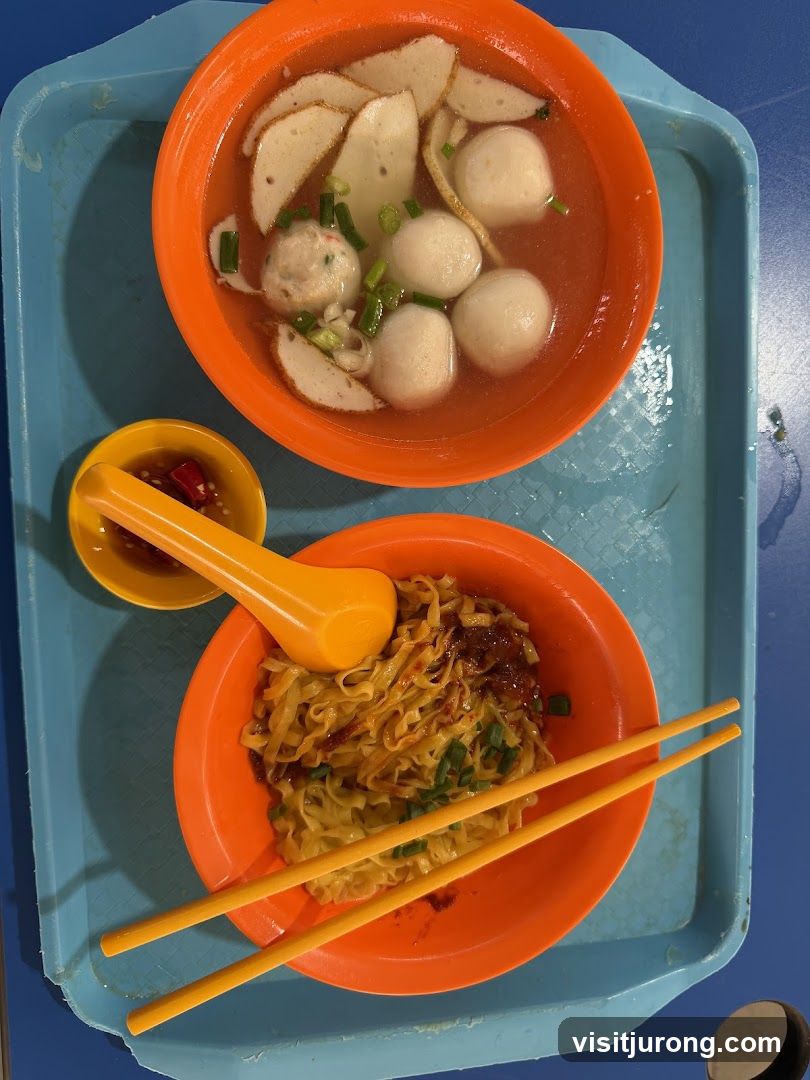 Noodles and Fishball Soup