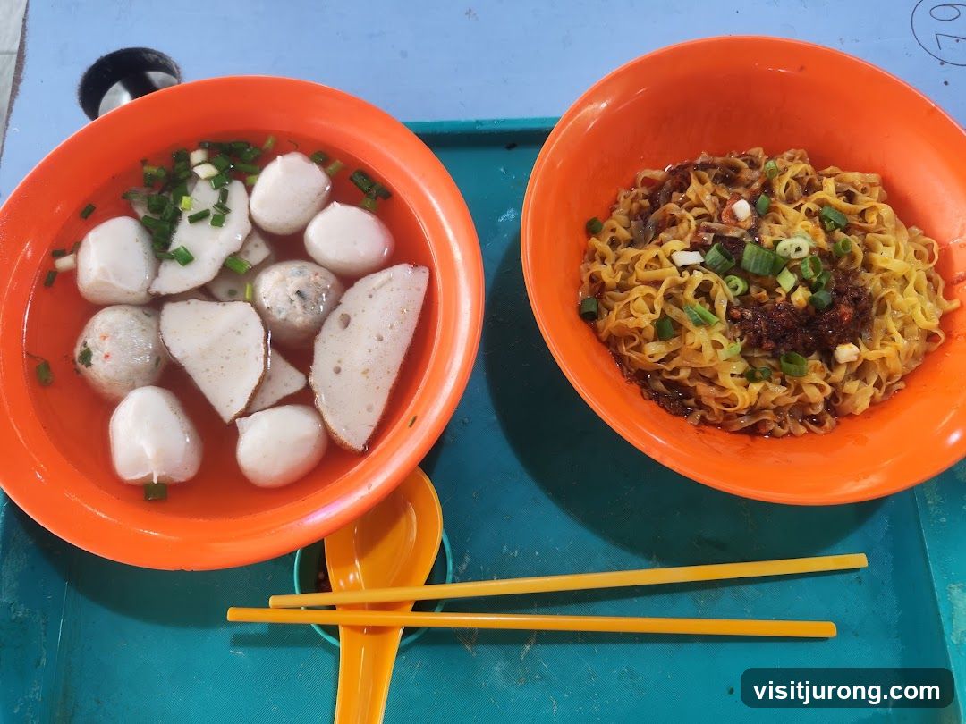 Noodles and Fish Balls