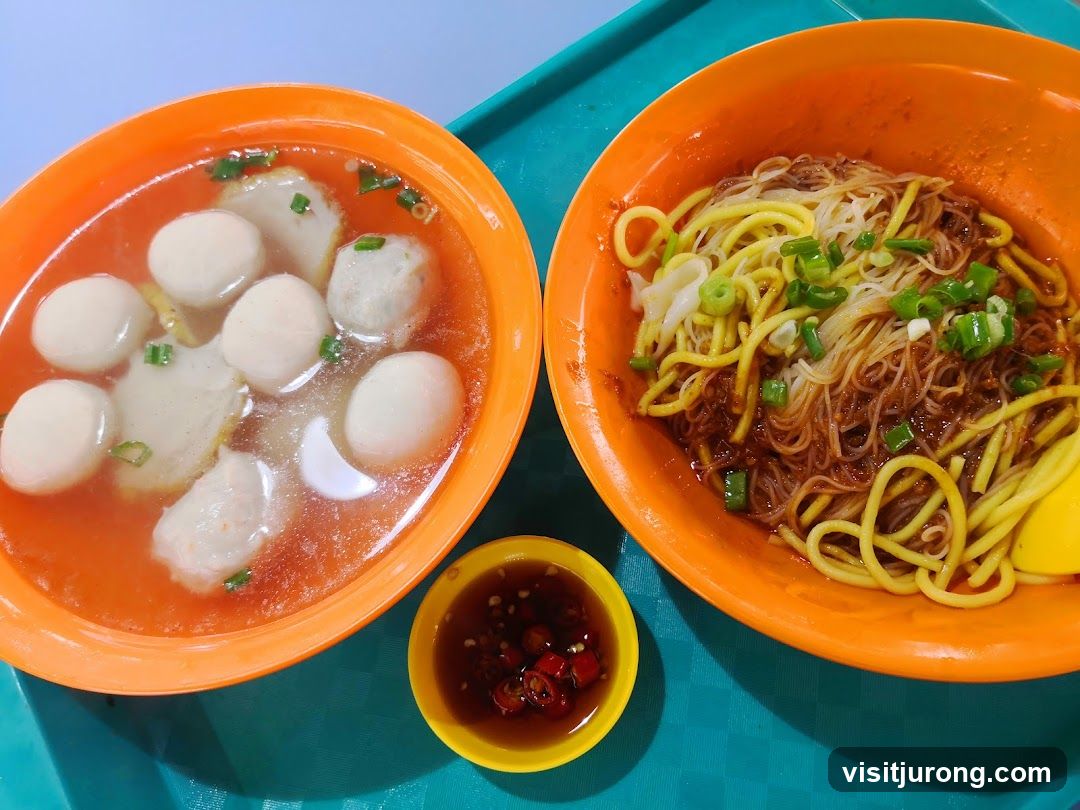 Noodles and Fish Balls