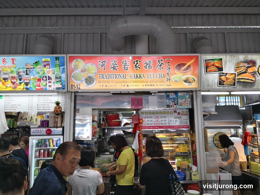 Food Stall with Menu and Drinks