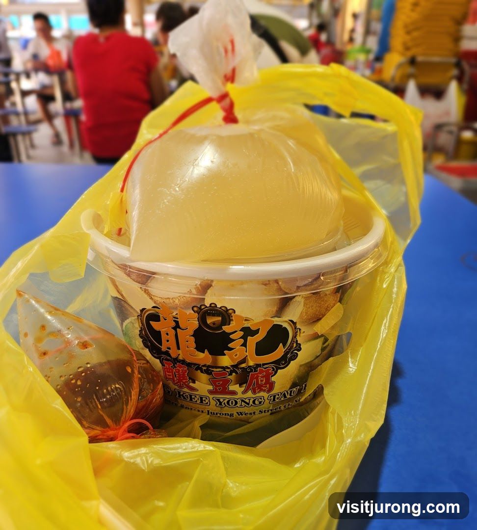 Food in a plastic bag