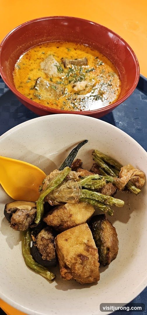 Soup and Fried Ingredients