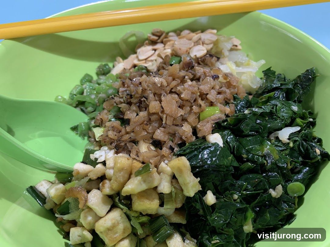 Bowl of Noodles with Toppings
