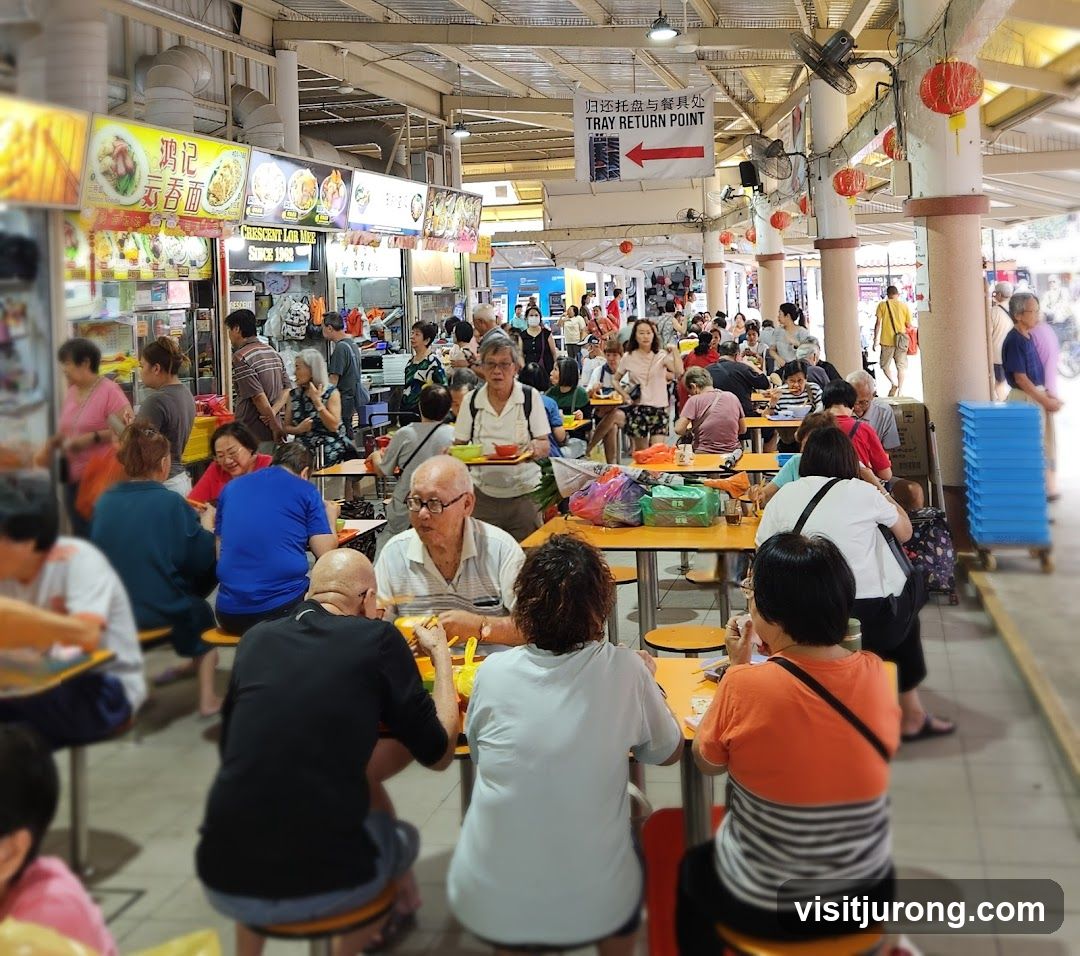 Busy Food Court