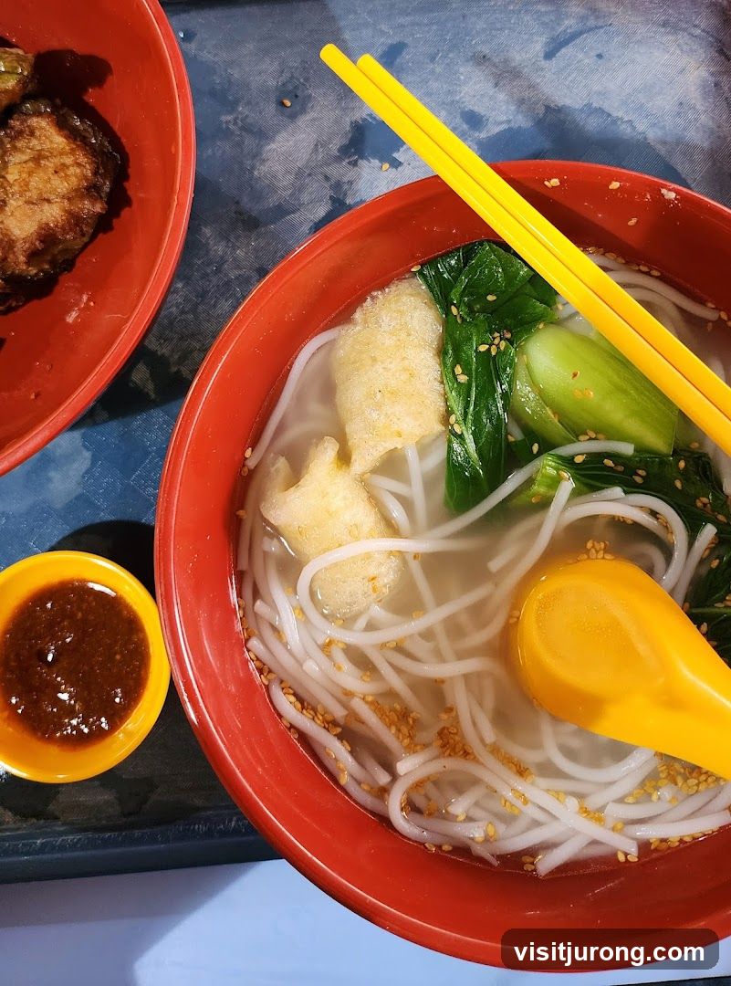 Noodle Soup with Side Dish