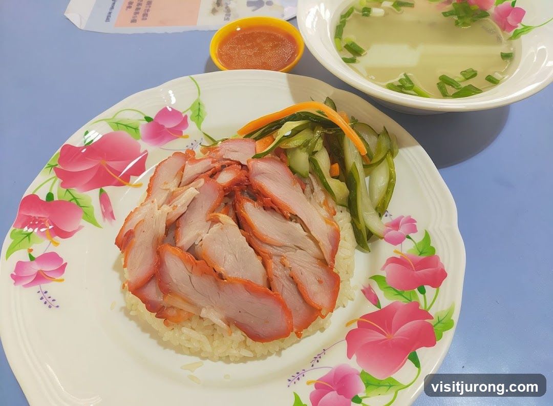 Char Siu Rice with Soup