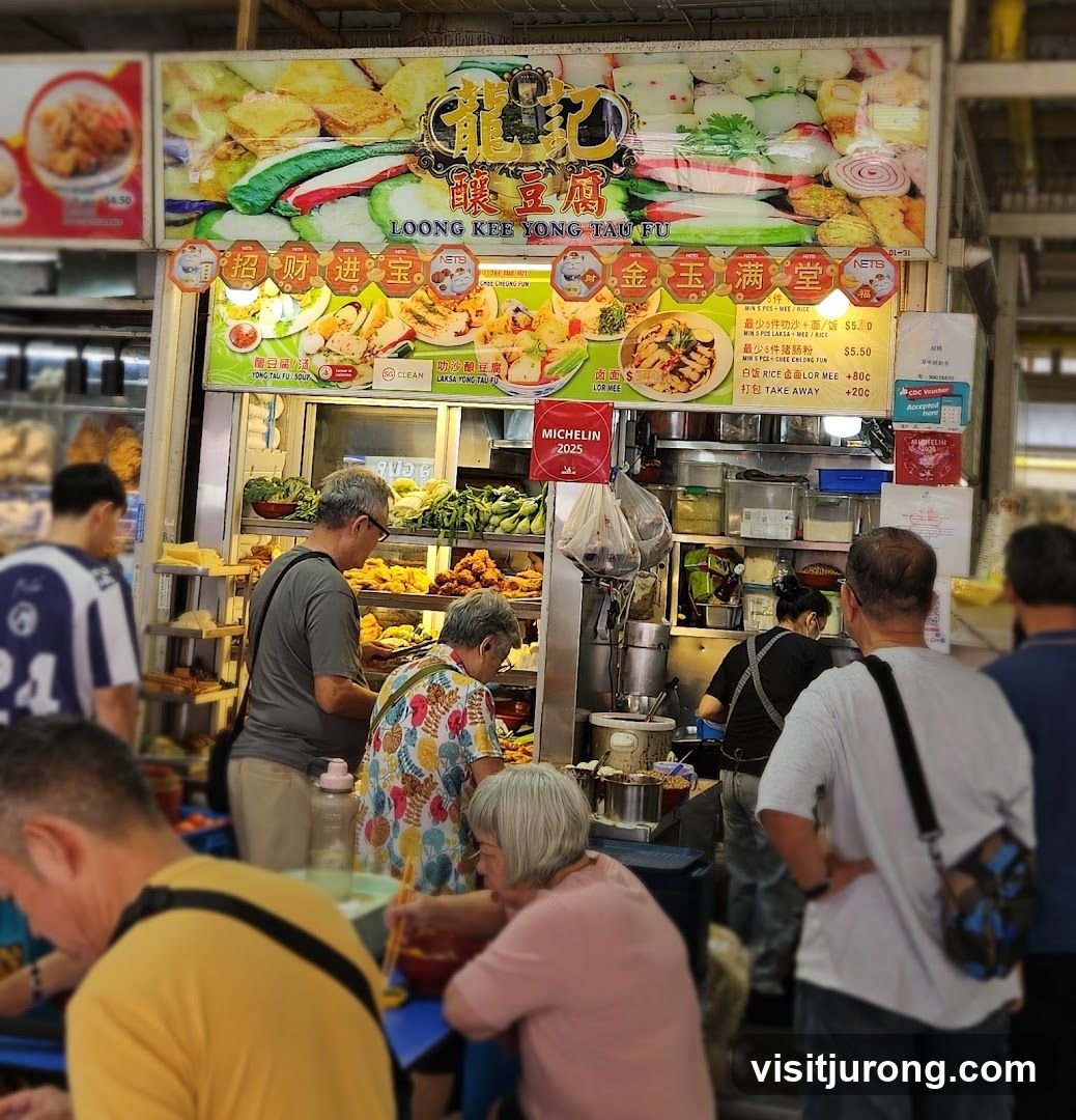 Food stall with Yong Tau Fu