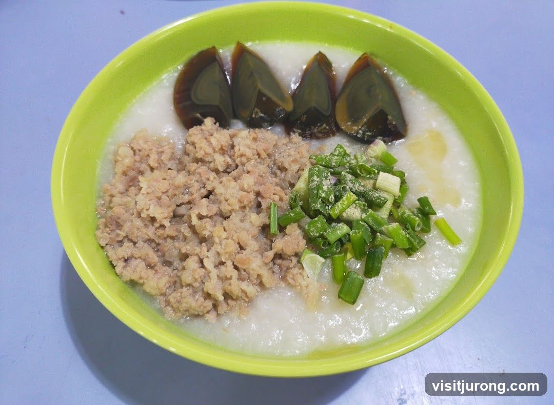 Congee with Century Egg and Minced Pork