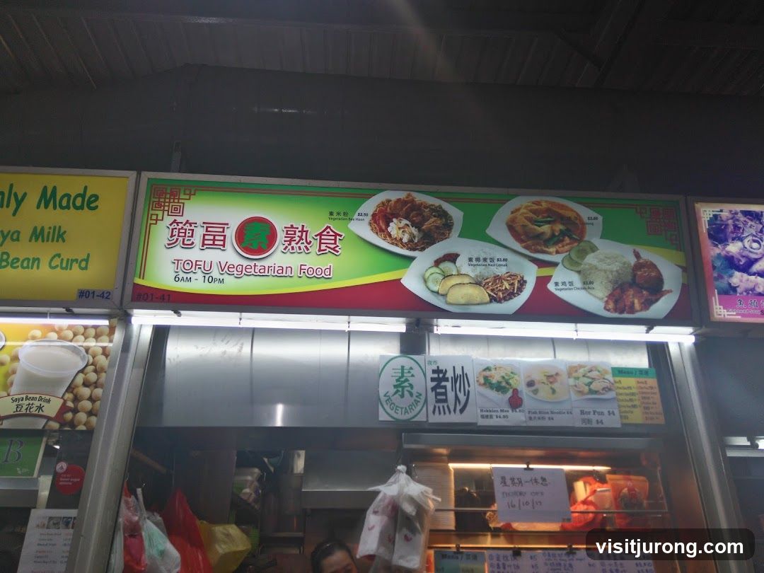 Tofu Vegetarian Food Stall