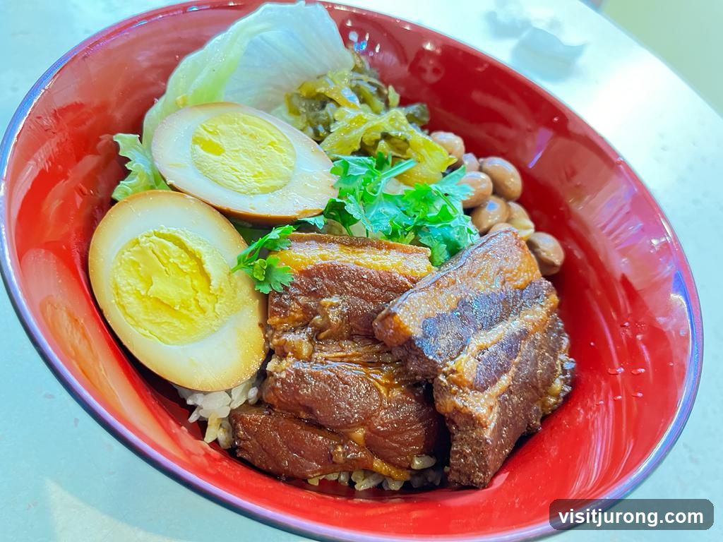 Braised Pork Belly Rice Bowl