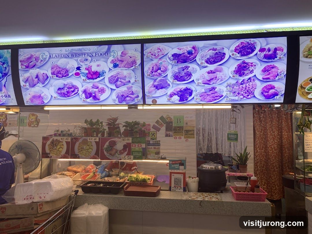 Alahdin Western Food Menu
