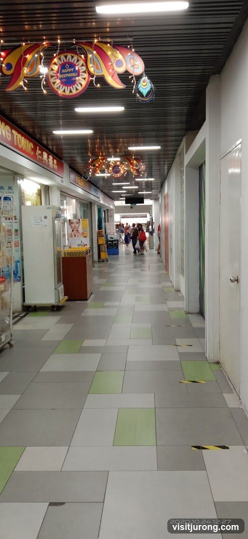Diwali Decorations in a Shopping Alley
