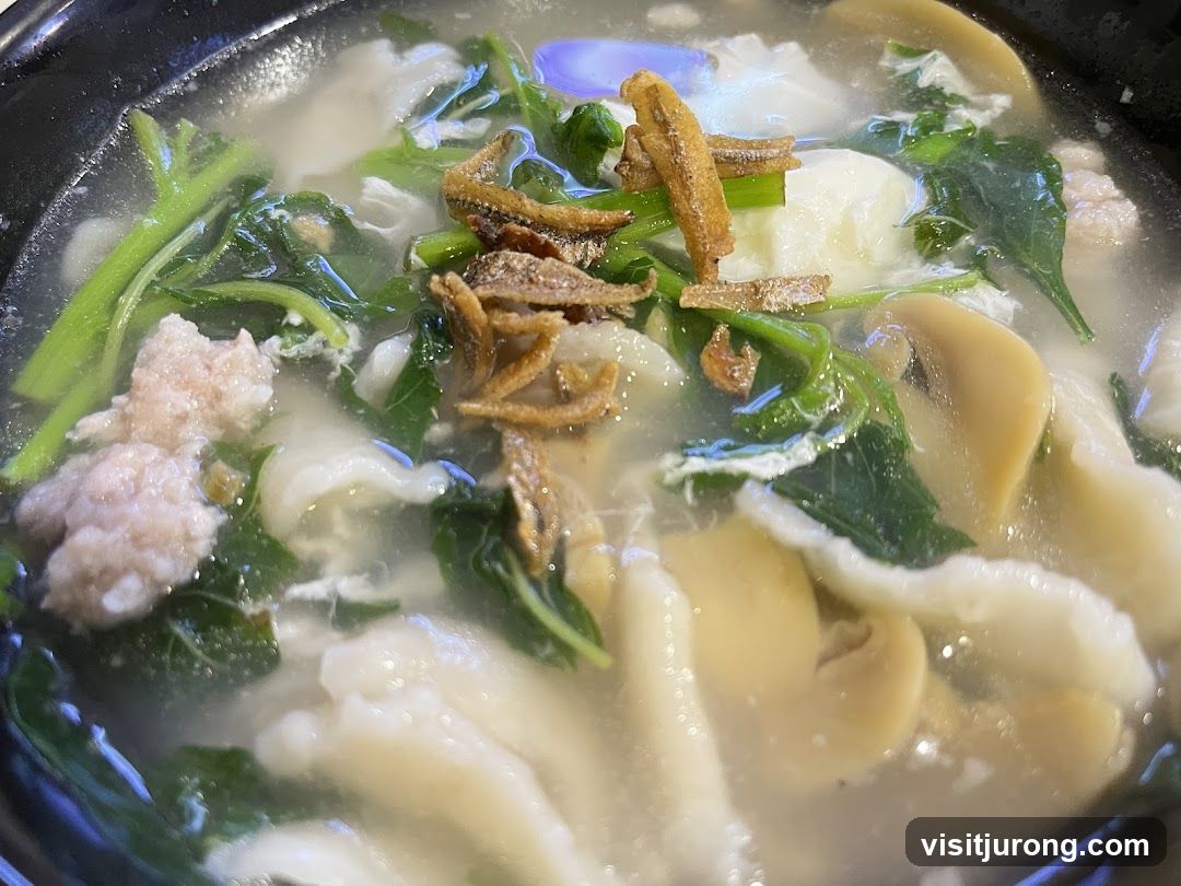 Noodle Soup with Pork and Vegetables