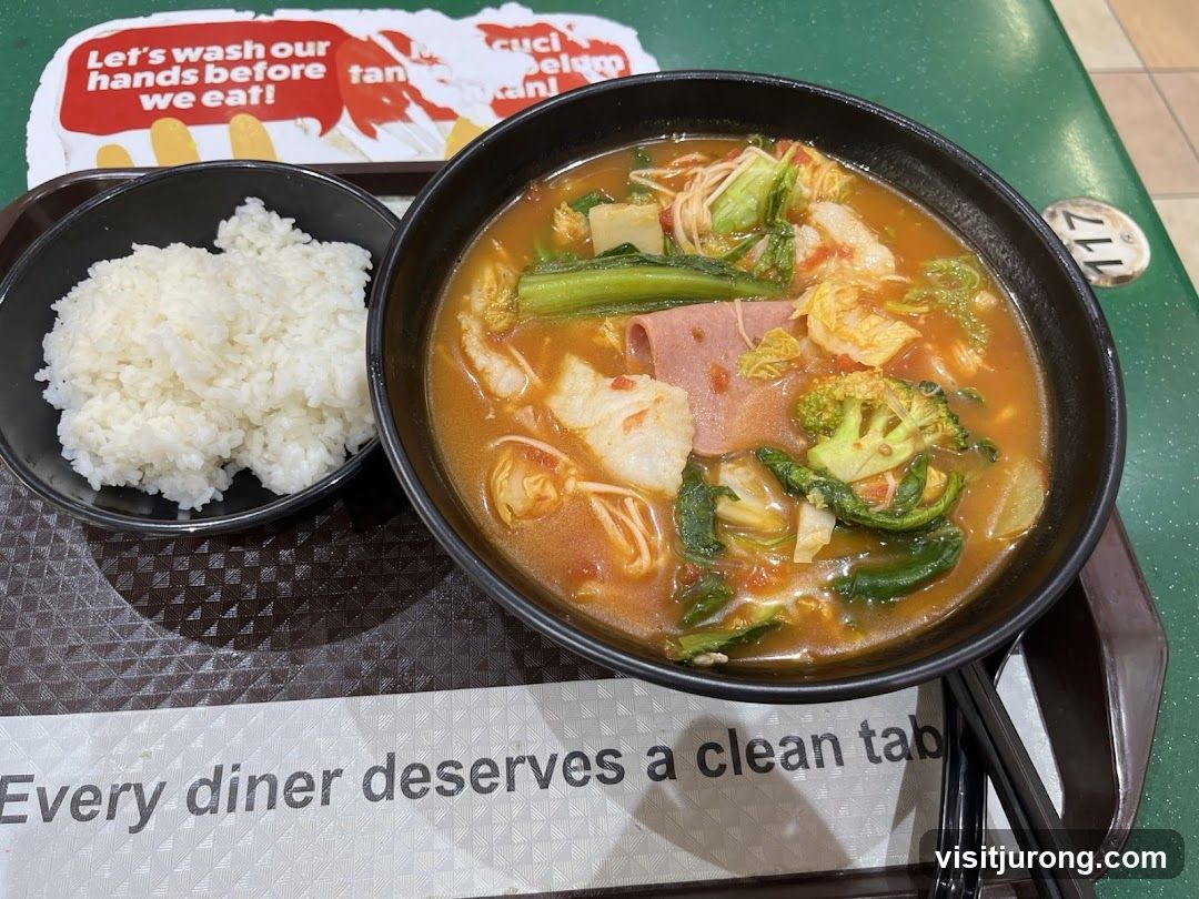 Hot Pot Meal with Rice